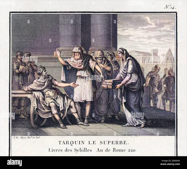 Rzym - lucius-tarquinius-superbus-seventh-king-of-rome-buys-the-...sibyl-colourised-version-of-10006548-date-533-bc-2JD66AR.jpg